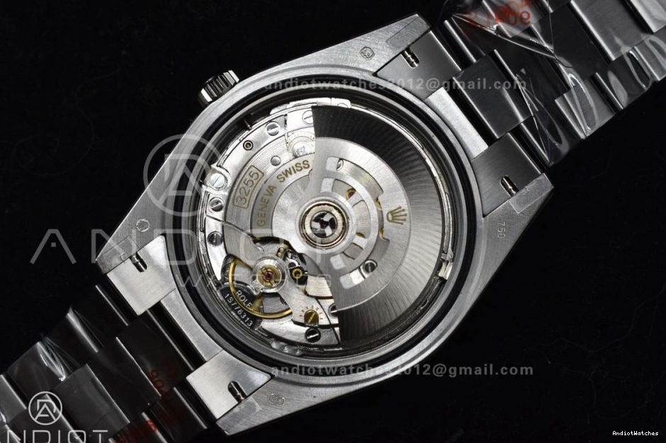 Steel SS President 722 904L V3 UrbanStyle Weight) 40 VR3255 Green DayDate Arabic JDF Dial on (Gain Bracelet 0718